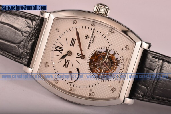 Vacheron Constantin 1:1 Clone Malte Tourbillon Regulateur Watch Steel 30080/000p-9357 (FF)